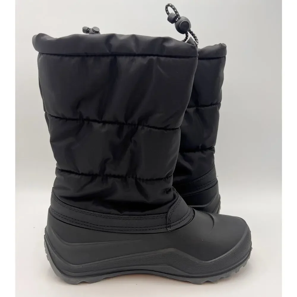 Kamik Big Kids Snowcozy Winter Boots Size 6 EU 38 Black Waterproof NIB